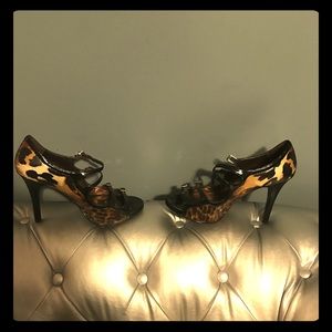 Carlos Santana Leopard Print Shoes